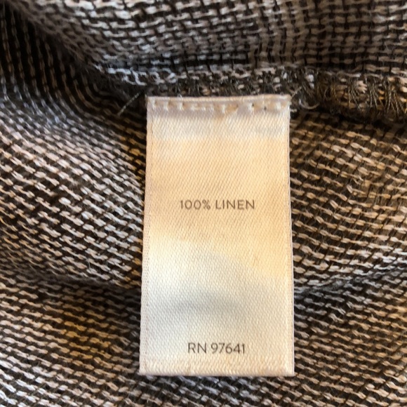 Pure Jill 100% linen textured tunic szXS - Picture 8 of 9